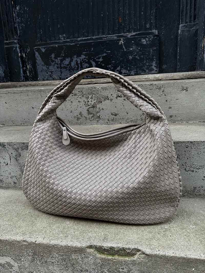 Große Geflochtene Hobo Handtasche Damen