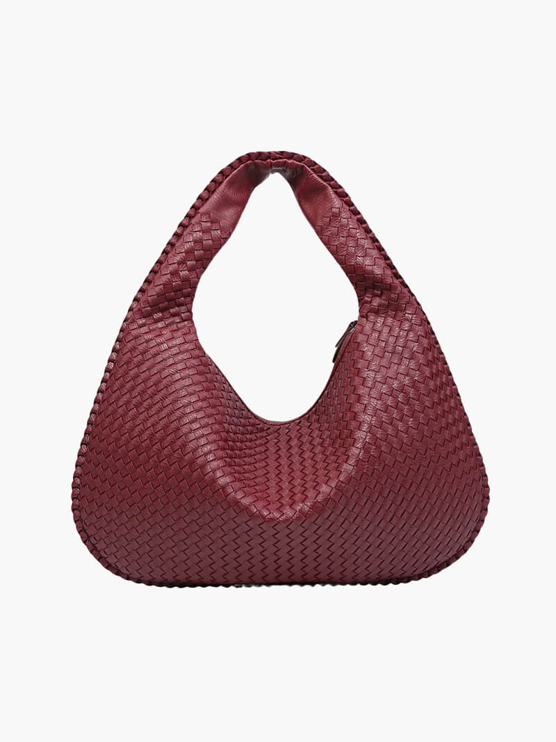 Große Geflochtene Hobo Handtasche Damen