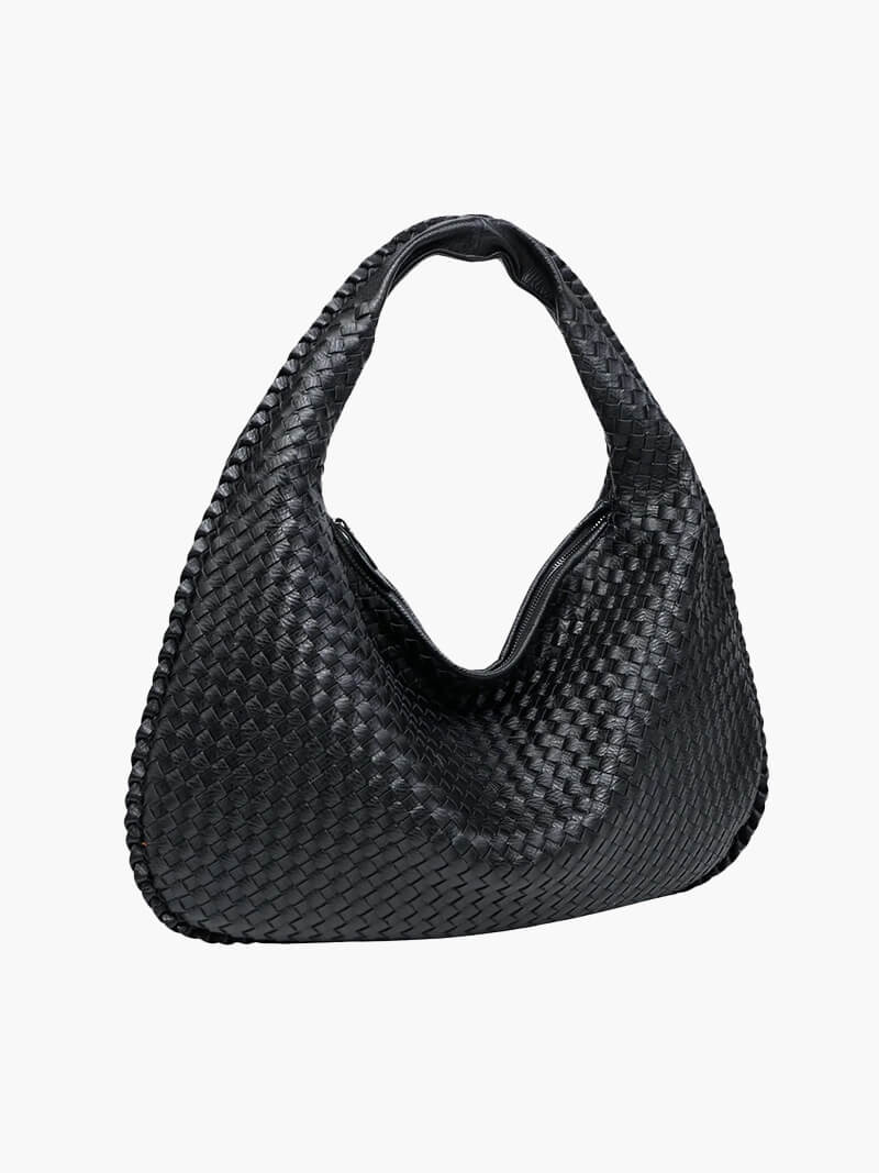 Große Geflochtene Hobo Handtasche Damen - Norvielle