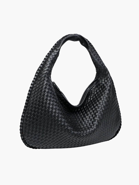 Große Geflochtene Hobo Handtasche Damen - Norvielle