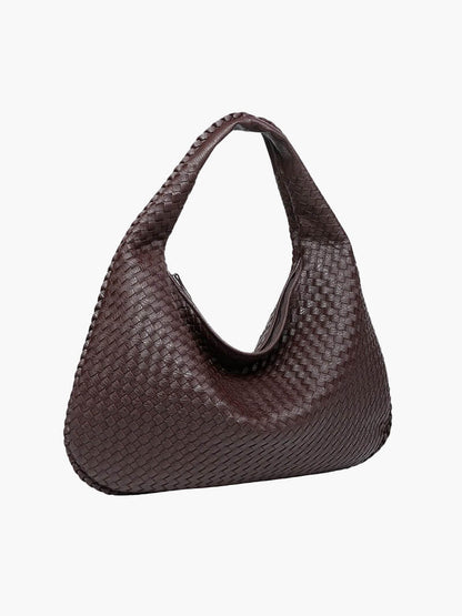 Große Geflochtene Hobo Handtasche Damen