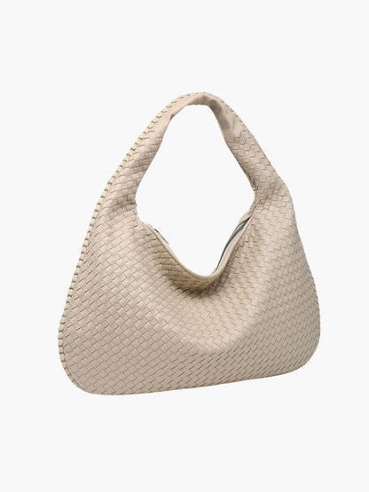 Große Geflochtene Hobo Handtasche Damen