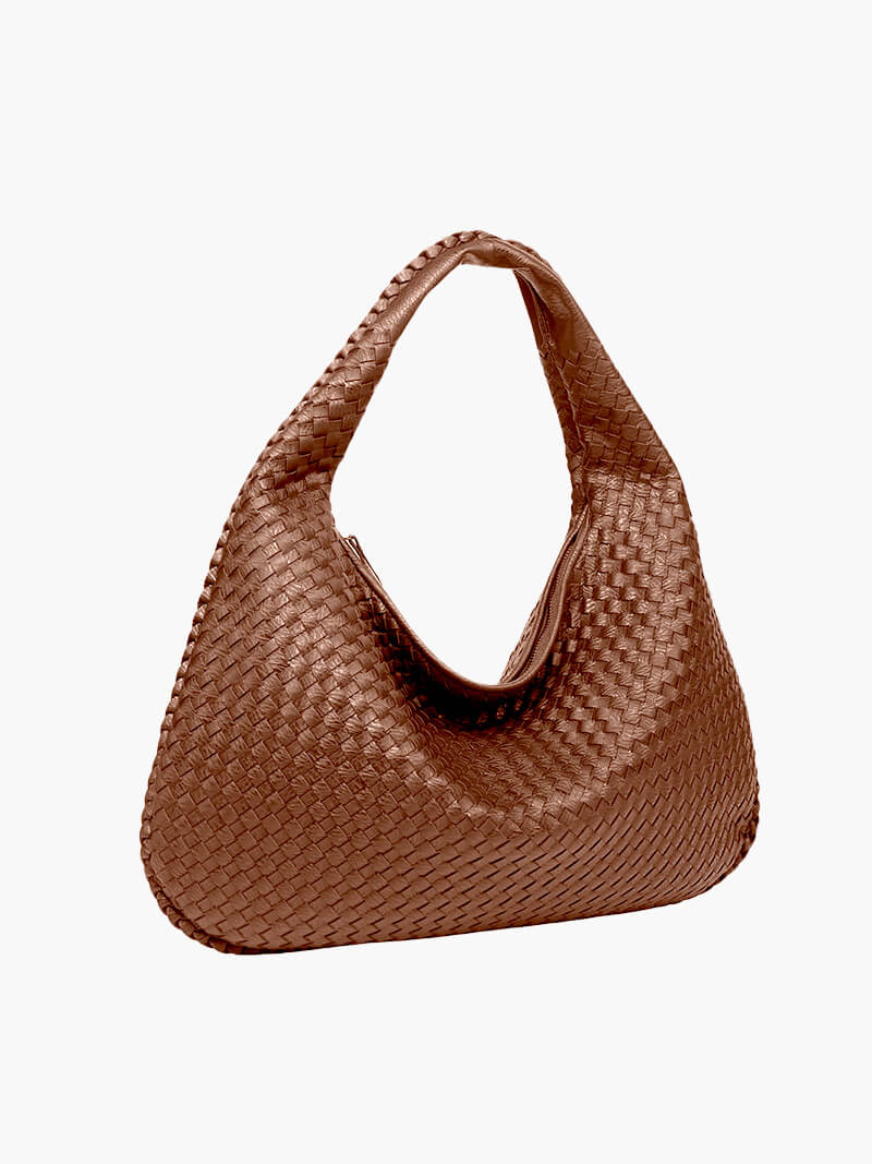 Große Geflochtene Hobo Handtasche Damen