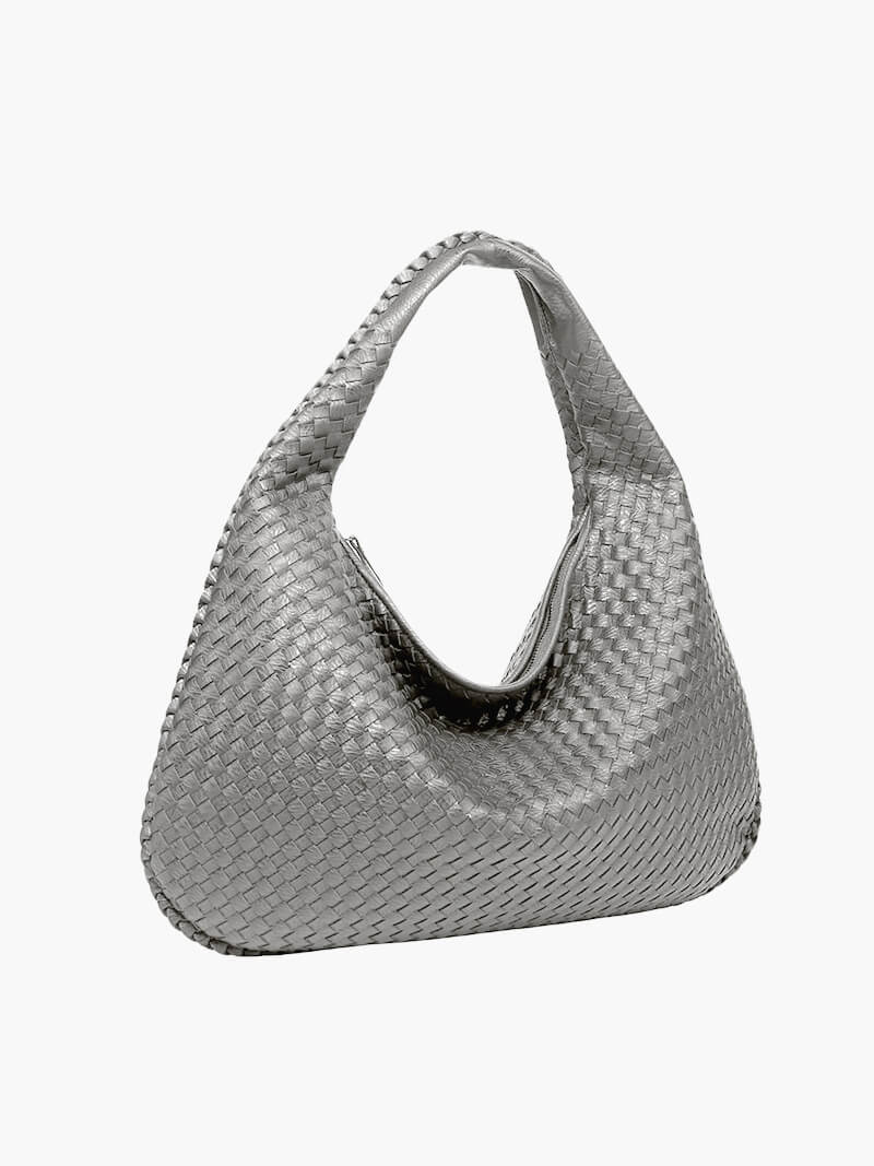 Große Geflochtene Hobo Handtasche Damen
