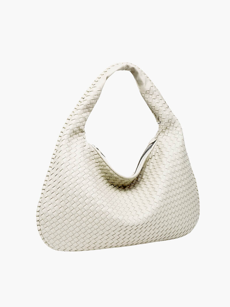 Große Geflochtene Hobo Handtasche Damen