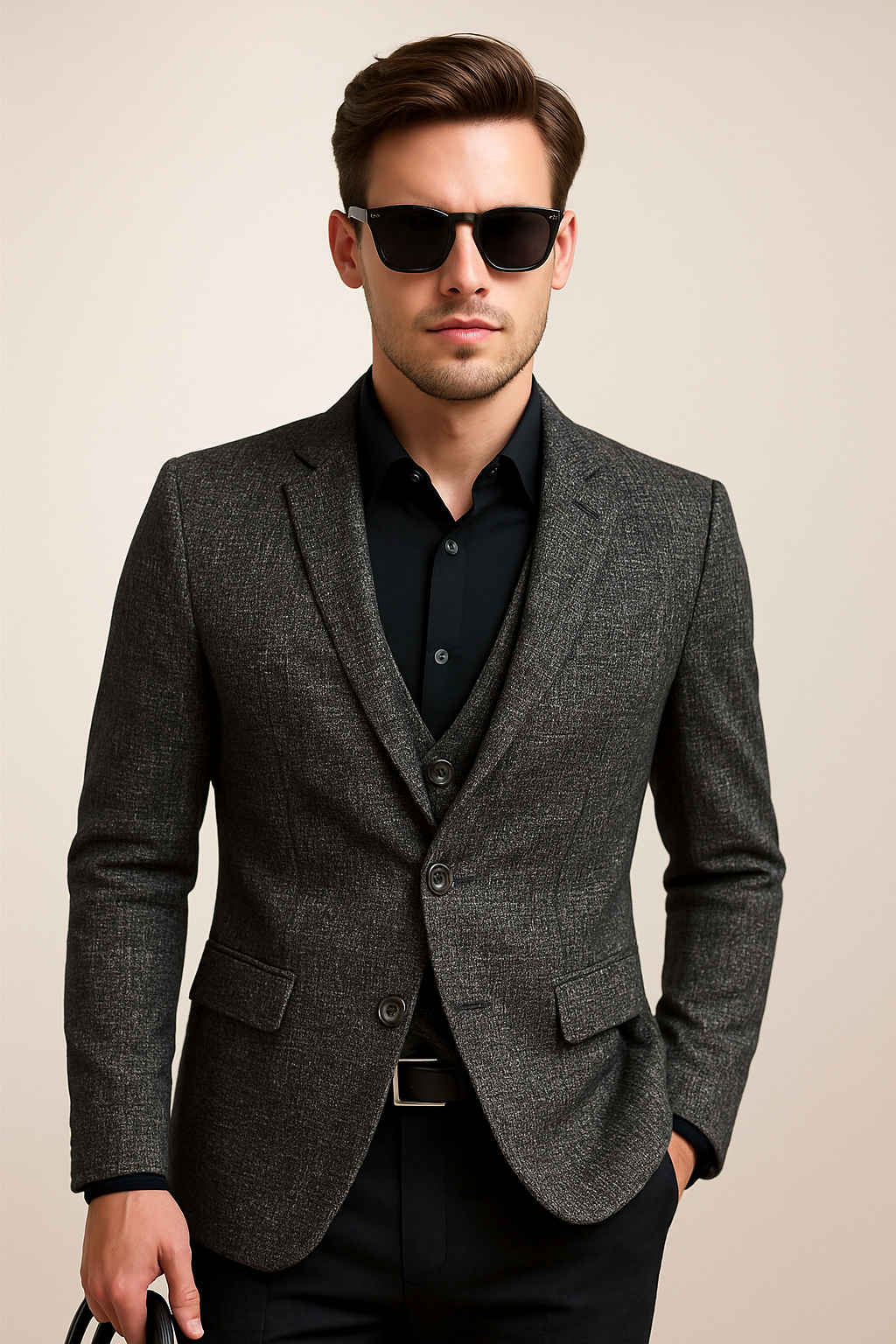 Herren Slimfit Blazer Jacke Modern