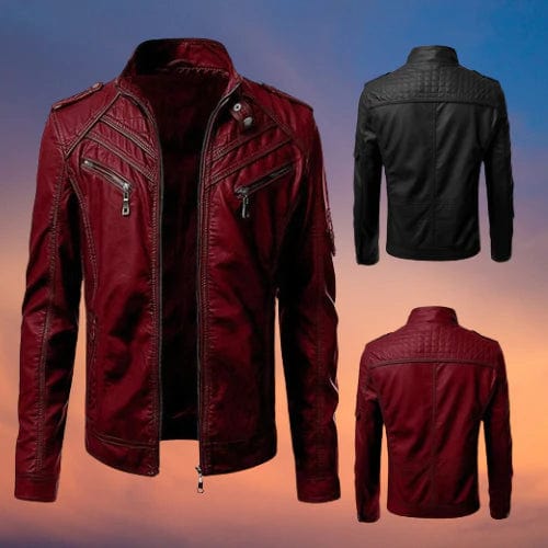 Damen Lederjacke Schwarz Berlin - Norvielle