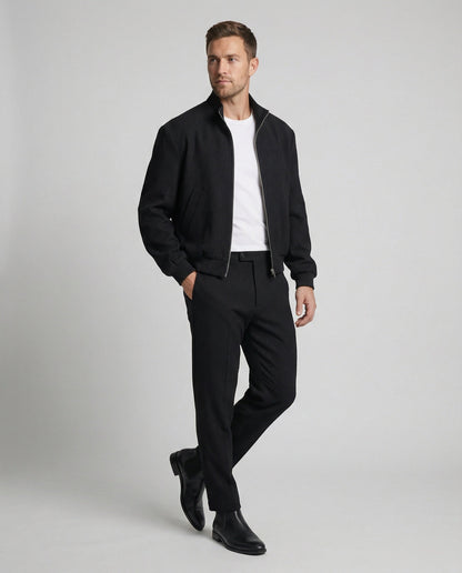 Damen Wolljacke Boxy Mit Schulterpolstern Winter
