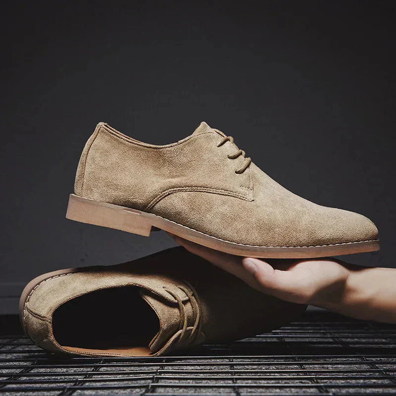 Herren Schnürschuhe Minimalistisch Schwarz - Norvielle