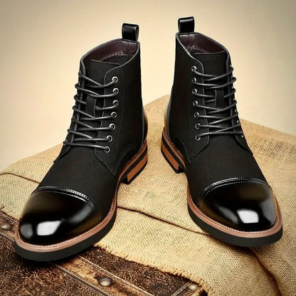 Herren Lederstiefel Oxford