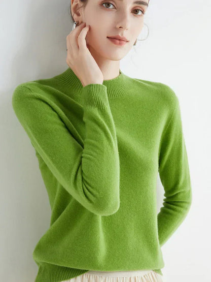 Damen Pullover Langarm Elegantes Design
