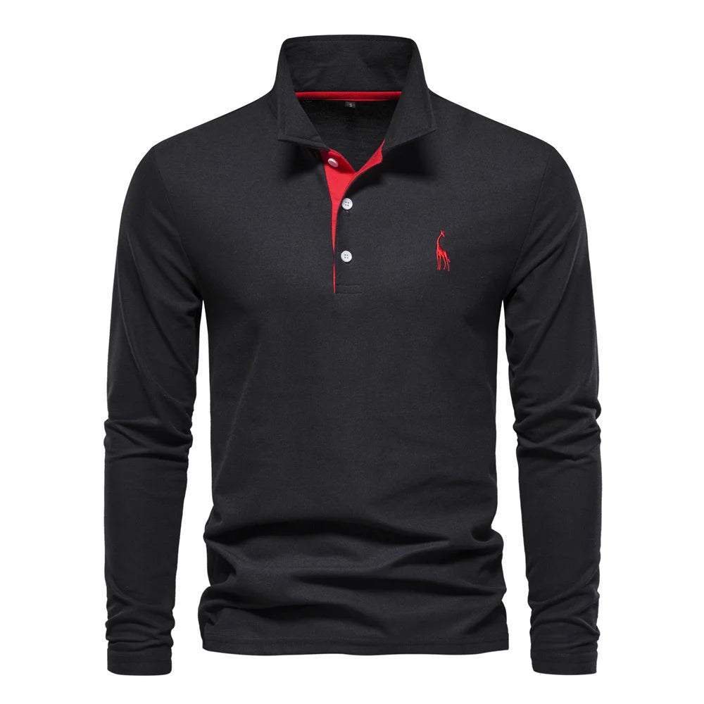 Herren Langarm-Pullover Warm aus Baumwolle