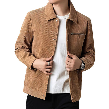 Herren Übergangsjacke Kord Klassisch Hochwertig - Norvielle