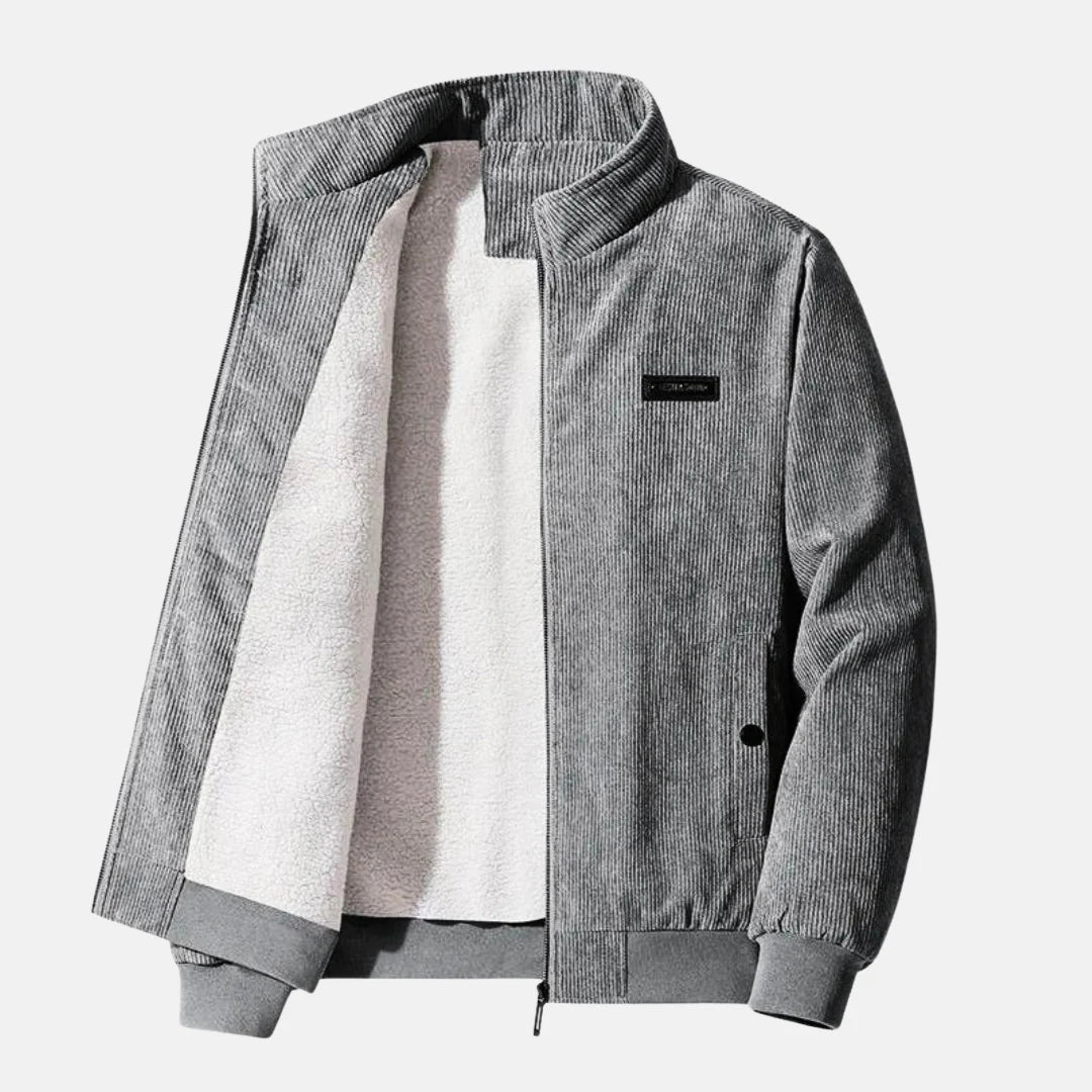 Herren Lederjacke Retro Stil Lässig