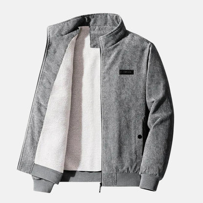 Herren Lederjacke Retro Stil Lässig