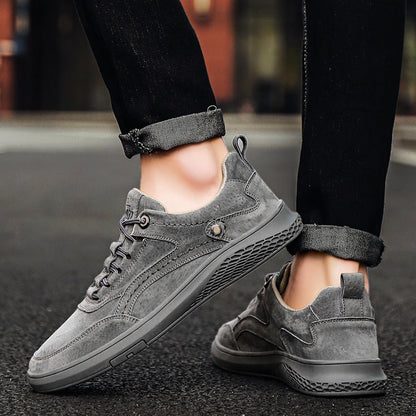Herren Sneaker Sport Schuhe Wildleder