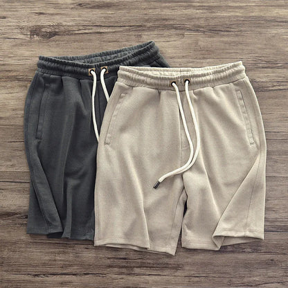 Herren Bermuda Shorts Leicht Bequem Sommerweiß - Norvielle