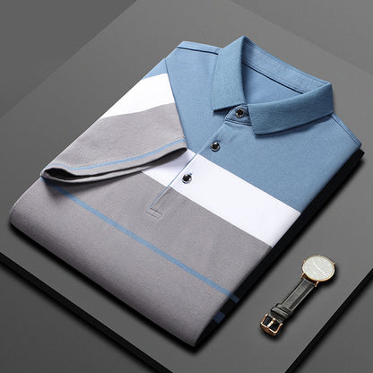 Herren Polo Klassisch Modern V-Ausschnitt