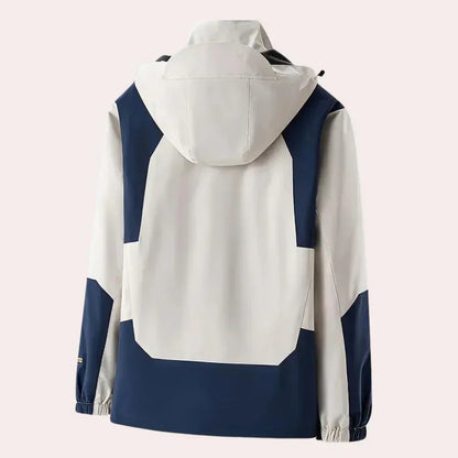 Herren Windbreaker Wasserdicht Kapuze