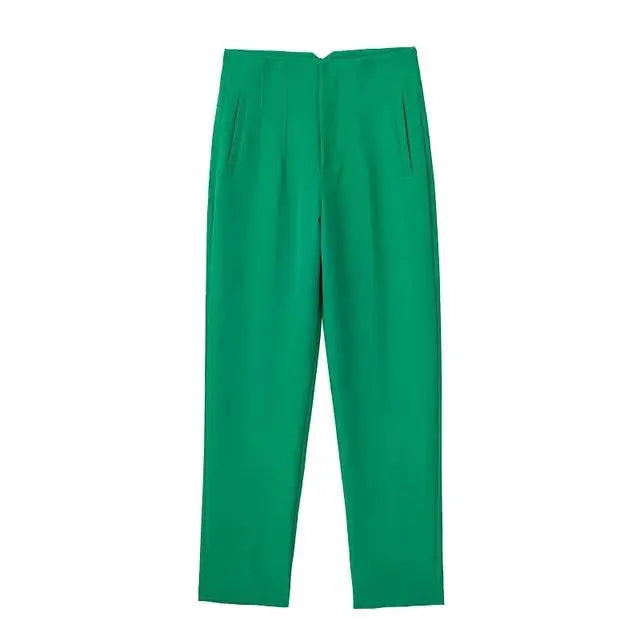 Isabell | High-Waisted Plissee-Hosen Zendoo.de