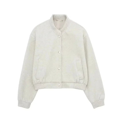 Damen Cropped Bomberjacke Trendig