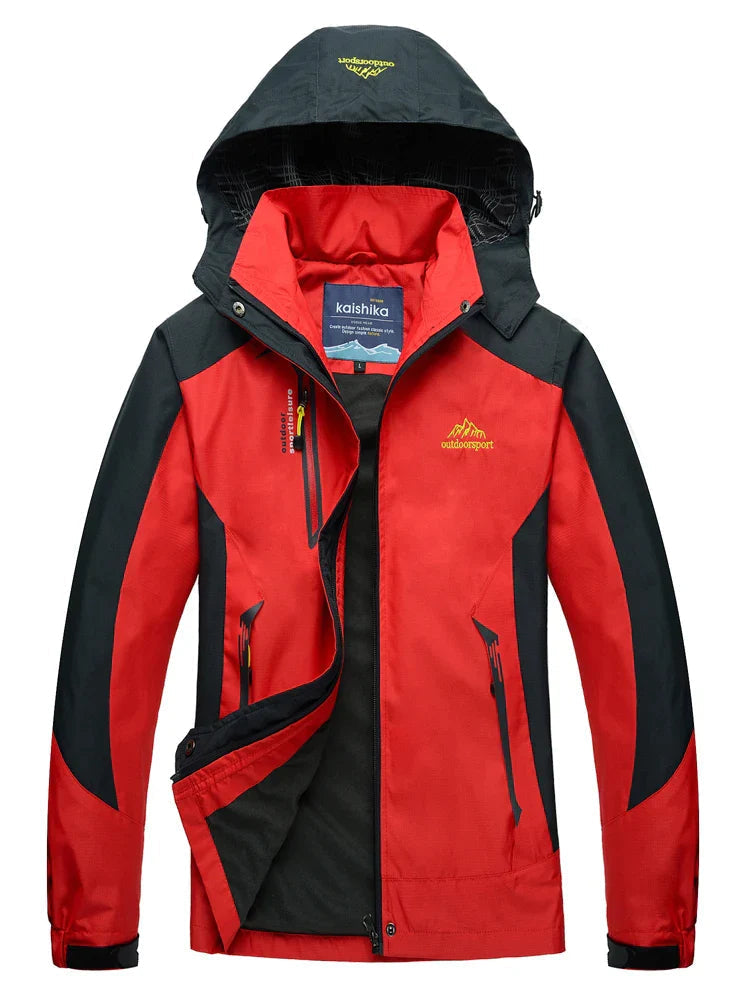 Damen Wintermantel Kapuze Taschen Warm