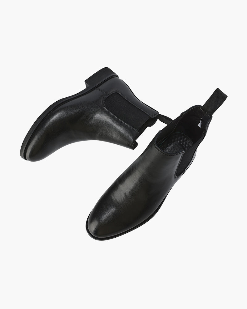 Herren Chelsea Stiefel Leder Klassisch