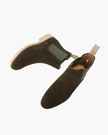 Herren Chelsea Stiefel Leder Klassisch