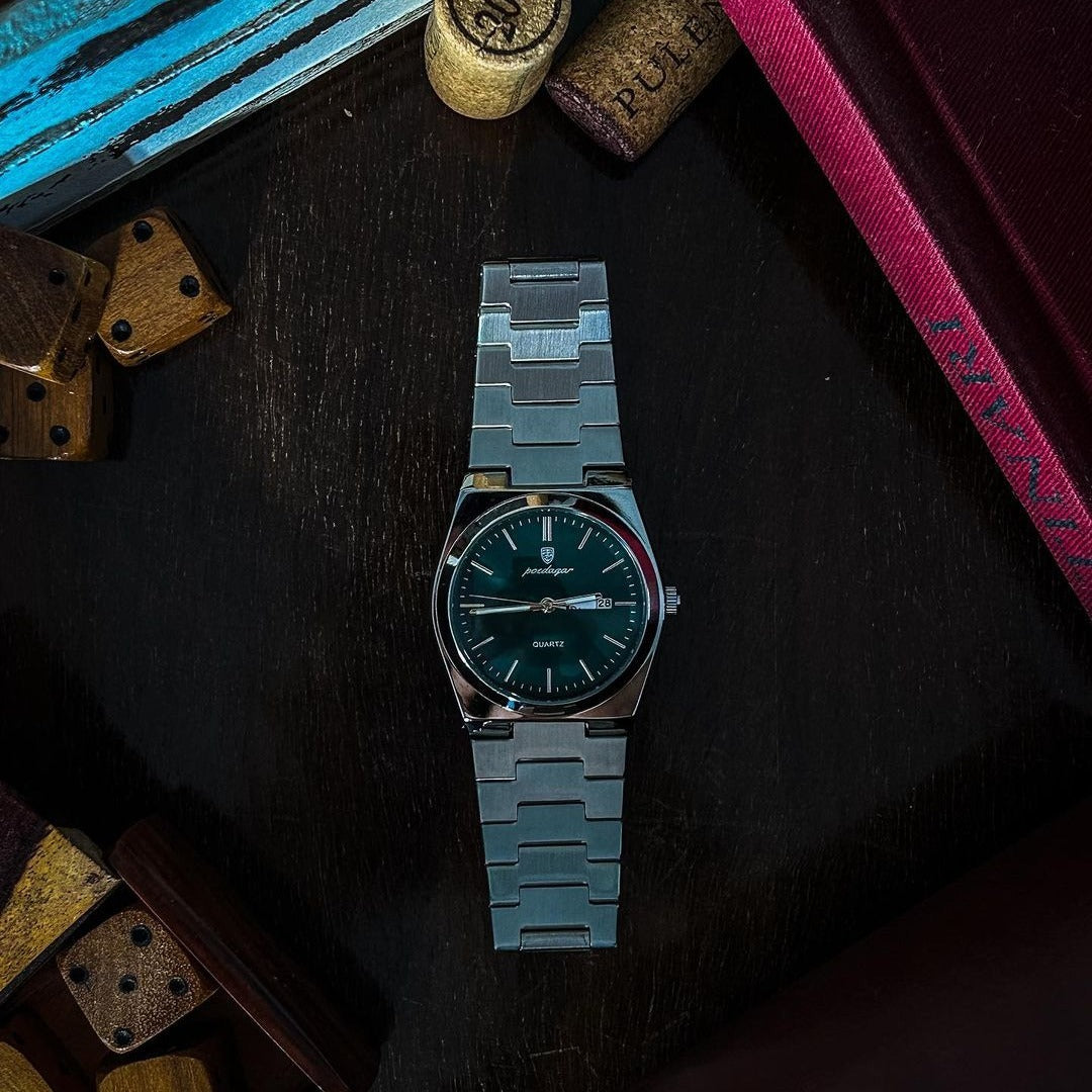 Herrenuhr Edelstahl 41mm Elegant