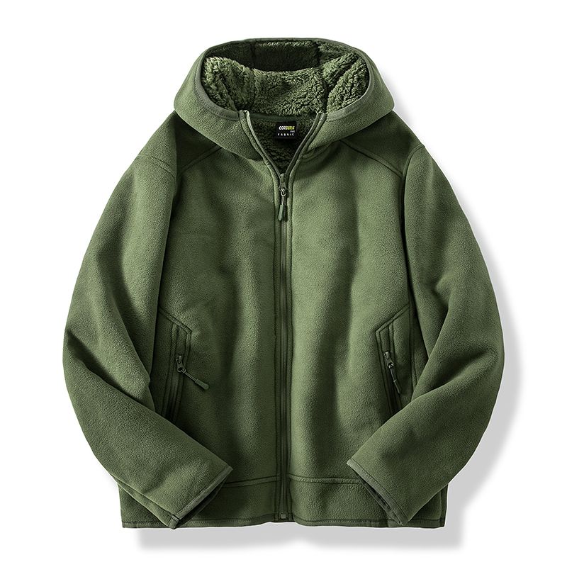Herren Fleecejacke Warm Isolierend Outdoor