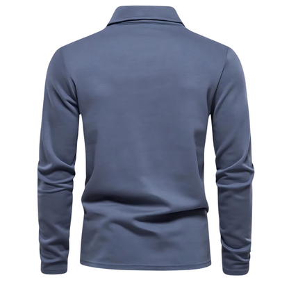 Herren Langarm Poloshirt Klassisch