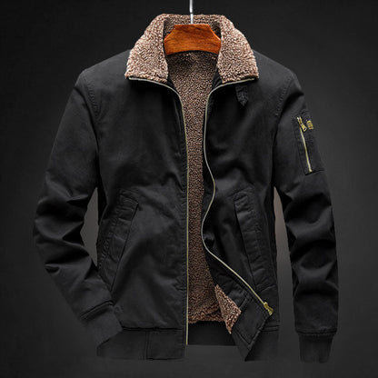 Herren Fleecejacke Warm Gefüttert