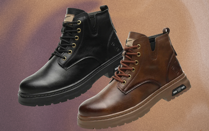 Herren Schnürstiefel Robust Wasserfest