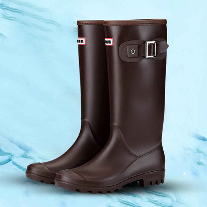 Wasserdichte Damen Regenstiefel Kniehoch