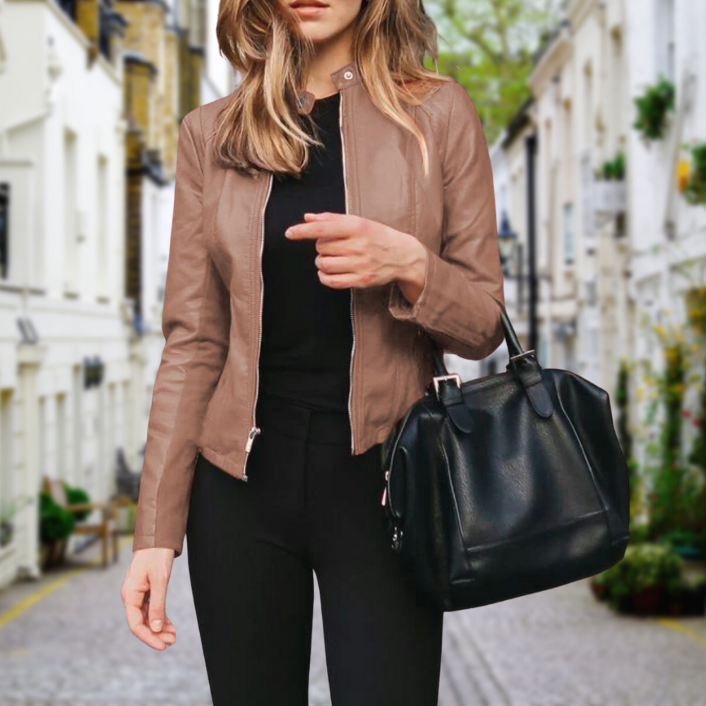 Damen Lederjacke Echtleder