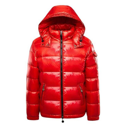 Herren Winterjacke Isoliert Kapuze Reißverschluss