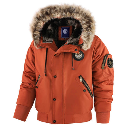 Herren Winterjacke Gepolstert Wasserdicht Isoliert