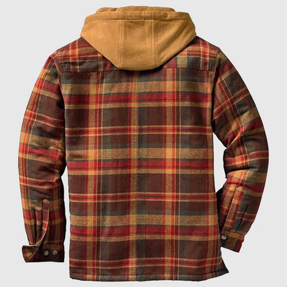 Herren Flanelljacke Kariert Warm Holzfällerstil - Norvielle