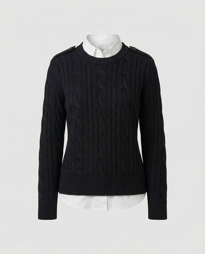 Damen Strickpullover Oversized