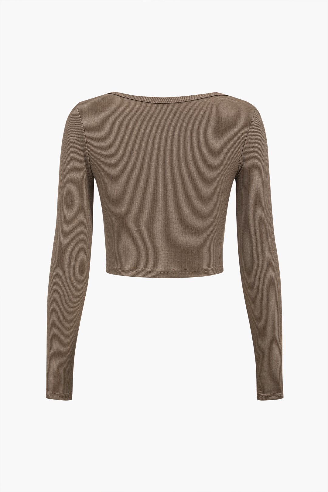 Damen Langarm- Asymmetrisch Cut-Out-Detail