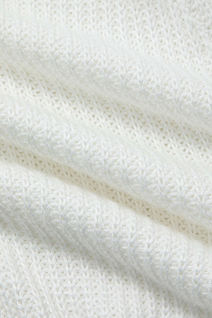 Damen Hochgeschlossenes Crop- Gerippt