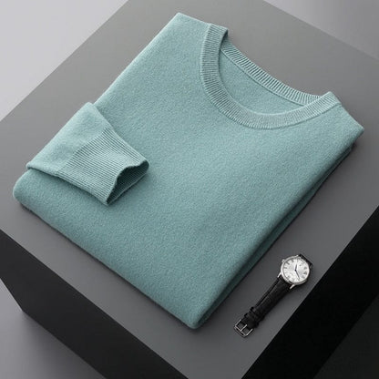 Herren Pullover Klassisch Rundhals Elegantes Design