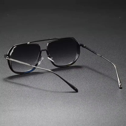 Herren Pilotenbrille Verlaufsglas Klassisch Elegantes Design