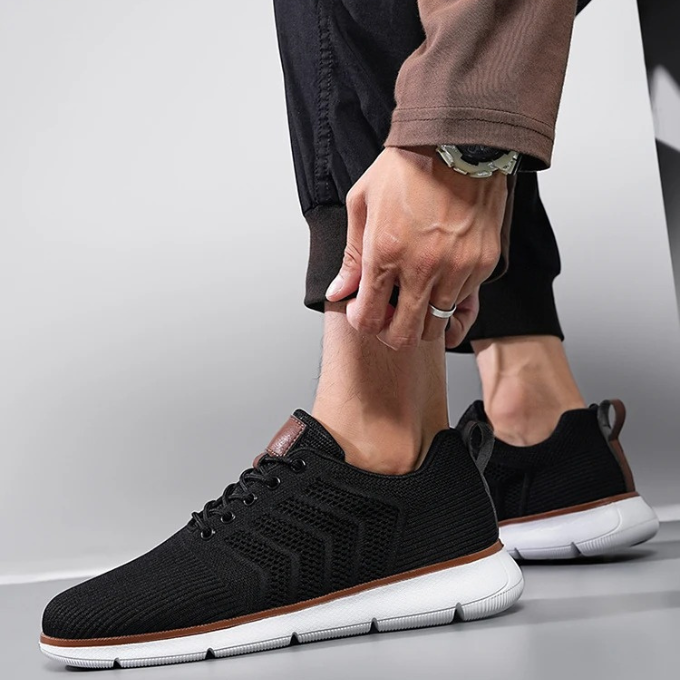 Herren Sneaker Atmungsaktives Mesh Leicht