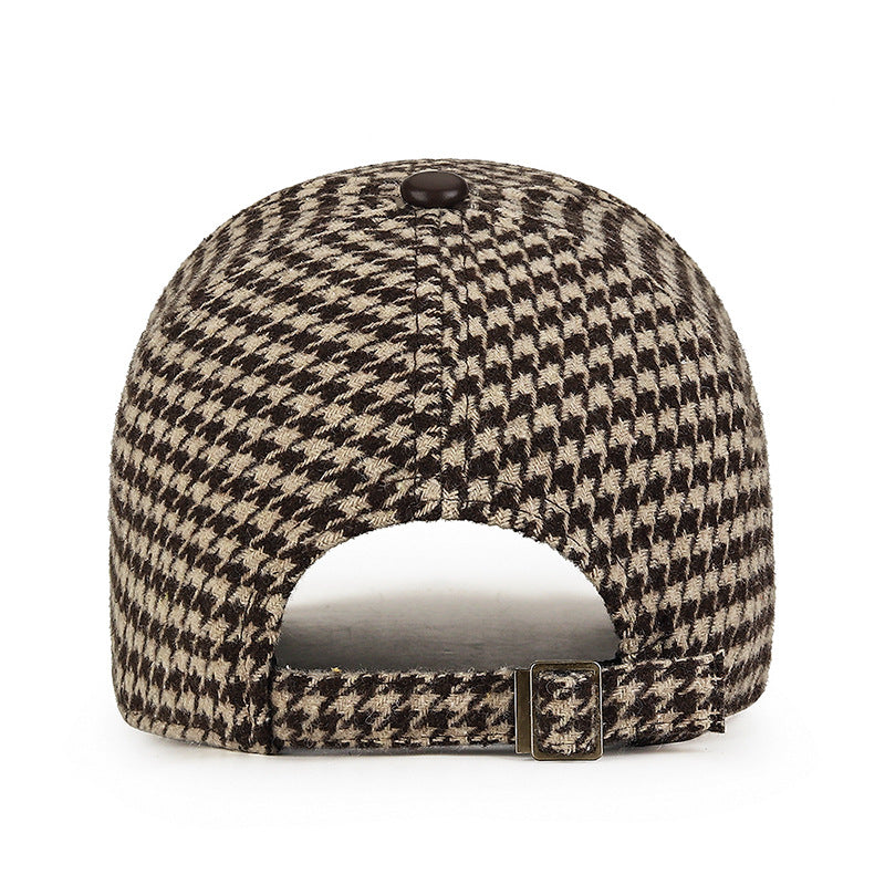 Herren Leder Mütze Elegant