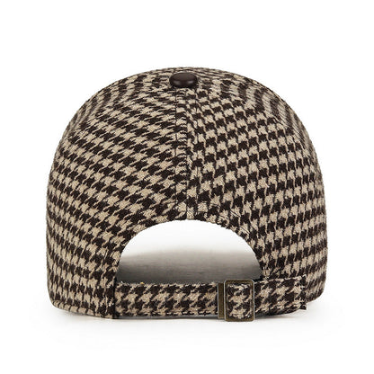 Herren Leder Mütze Elegant