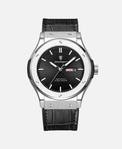 Herrenuhr Klassisch Leder Armband Elegantes Design