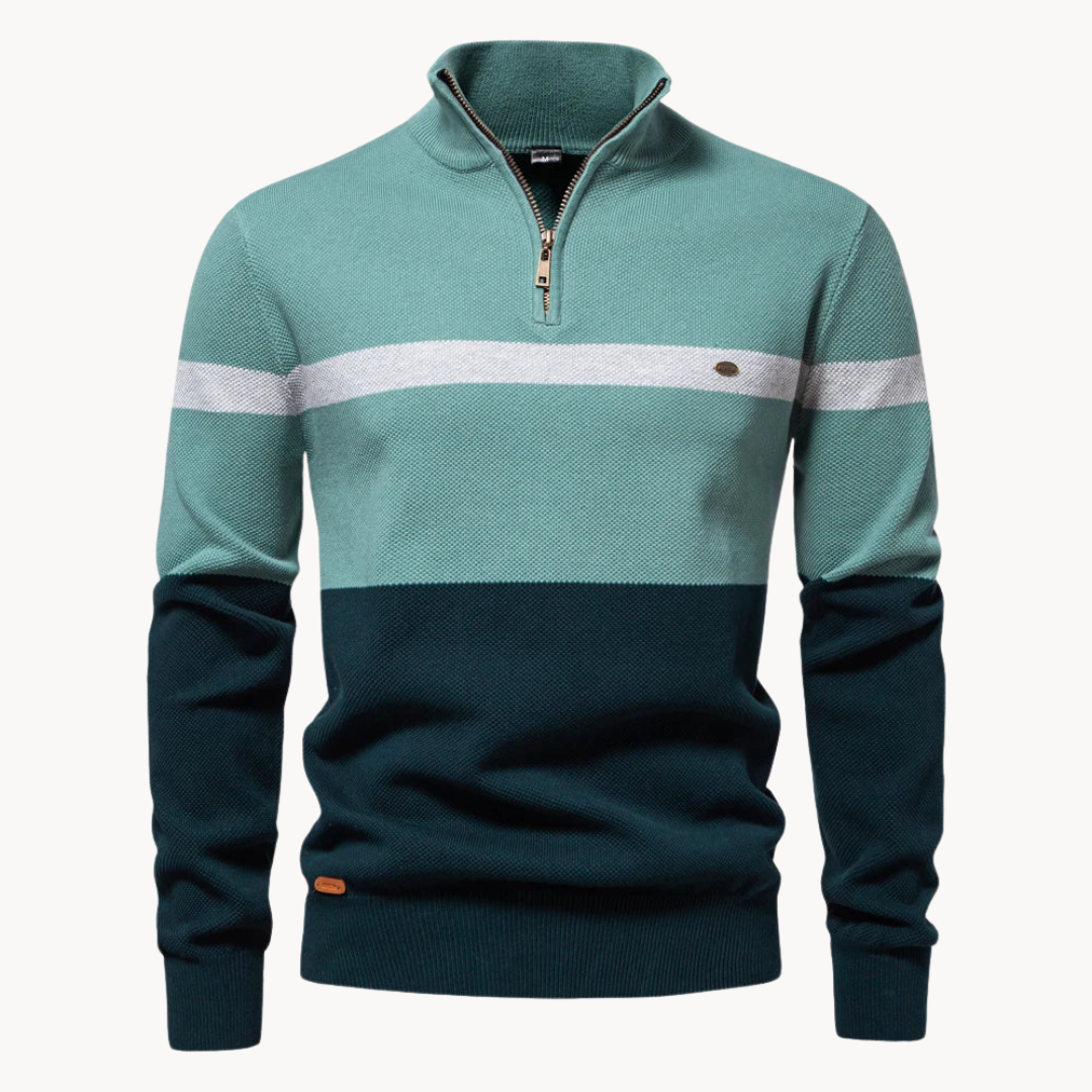 Herren Pullover Baumwolle Weich Klassisch