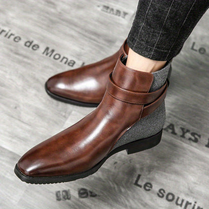 Herren Lederstiefel Echtleder Handgefertigt