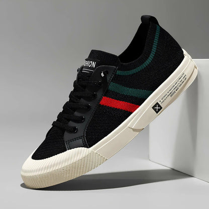 Herren Leder Sneaker Laufschuhe